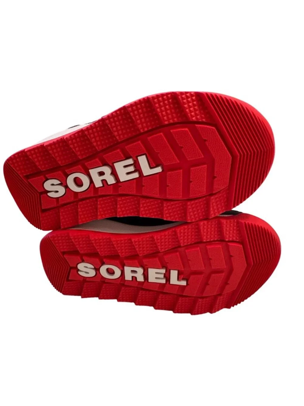 Sorel Whitney Boots Child Size 7 Adjustable Closure Poppy Jet Black NWOB Unisex